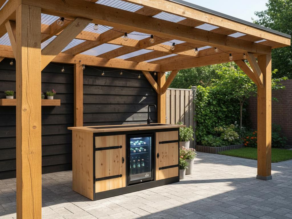 Overkappingen, Vlonders , Schuurtjes, Ophalen of Verzenden, Zo goed als nieuw