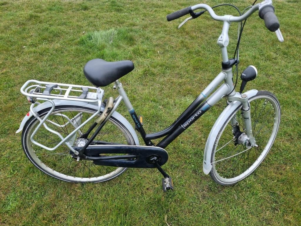 Damesfiets Sparta Ithaka 28 inch 7V Grijs Blauw - Nagekeken, Ophalen, Gebruikt, Sparta, Versnellingen