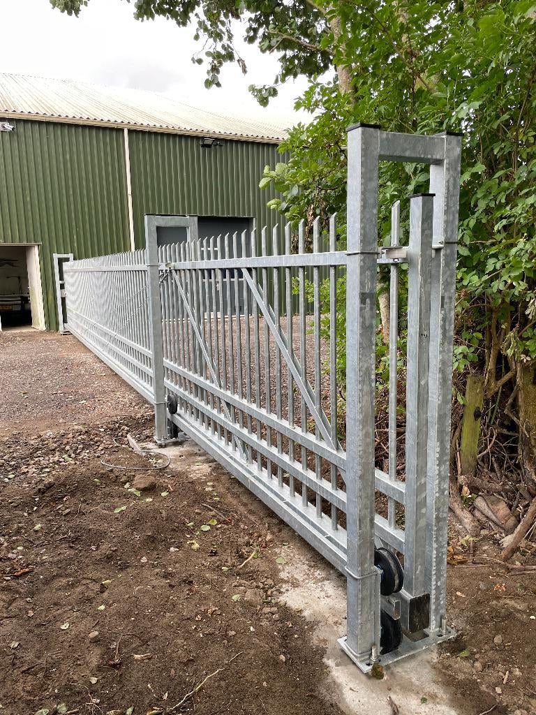 Schuifpoorten Nieuw 4 - 12 mtr doorgang  Voorraad leverbaar, Schuifpoort, Nieuw, Ophalen of Verzenden, 200 cm of meer