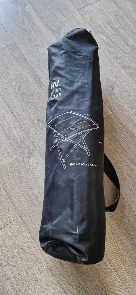 Human Nature Voetenbankje/Voetensteun met Opberghoes, Caravans en Kamperen, Kampeermeubelen, Ophalen of Verzenden, Zo goed als nieuw