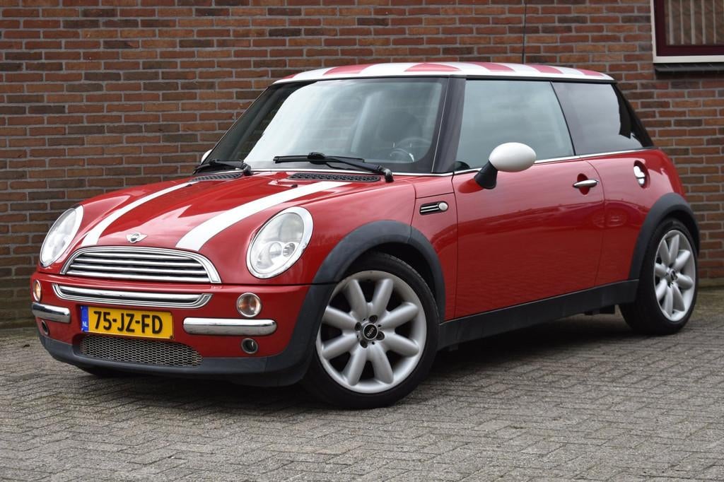 Mini Mini 1.6 Cooper Pepper '02 Airco Inruil mogelijk, Voorwielaandrijving, Gebruikt, 4 cilinders, 4 stoelen