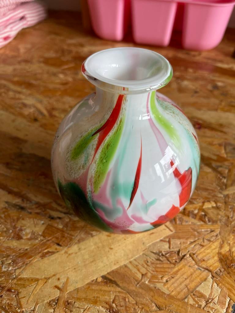 Fidrio vaasje, Huis en Inrichting, Overige kleuren, Ophalen of Verzenden, Minder dan 50 cm, Glas