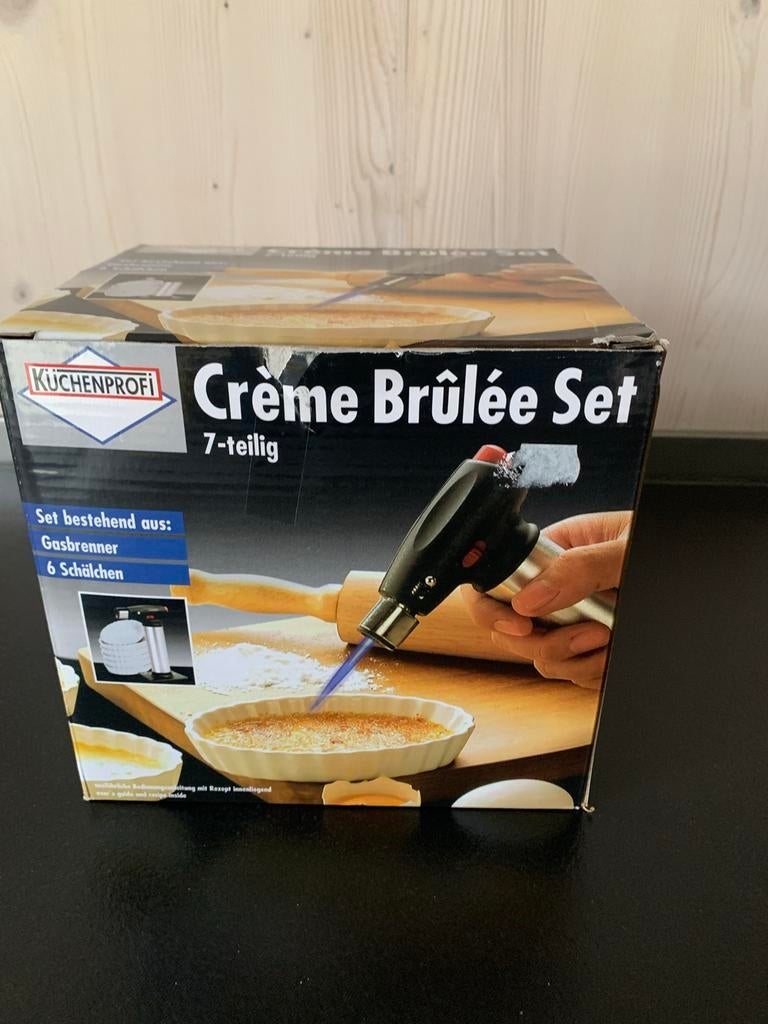 Crème Brûlée set, 6 schaaltjes *nieuw*, Ophalen, Nieuw