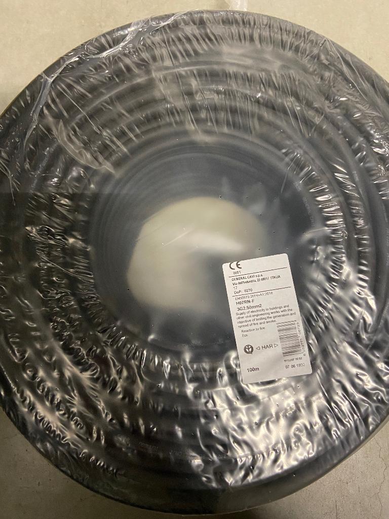 H07rn-f neopreen kabel diverse maten, Doe-het-zelf en Verbouw, Elektra en Kabels, Ophalen, Nieuw, Kabel of Snoer