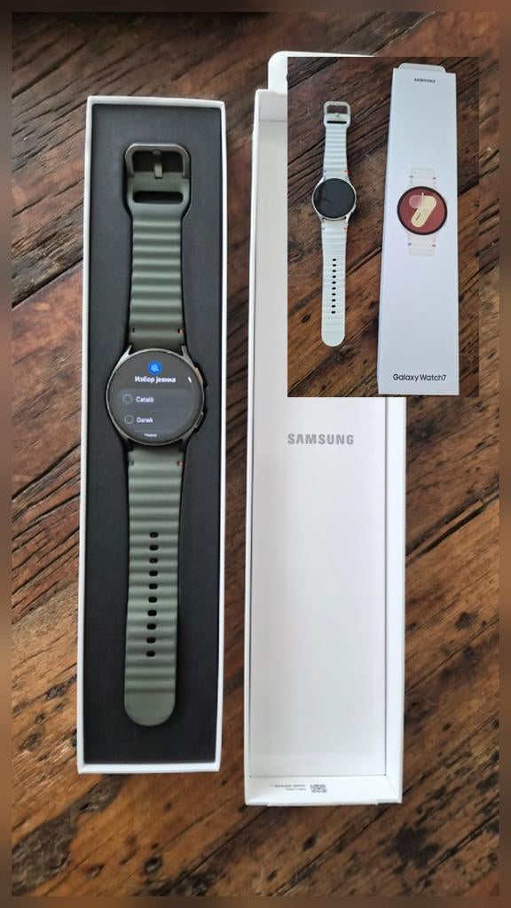 2x Samsung galaxy watch 7 41 mm., Sieraden, Tassen en Uiterlijk, Smartwatches, Ophalen, Wit, Zo goed als nieuw, Samsung