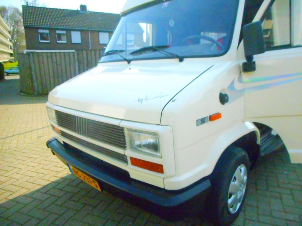 Fiat Ducato 280 turbo diesel Camper, Standaard zit, Ringverwarming, Fiat, Tot en met 2
