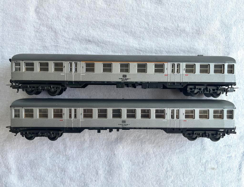 2x Lima DB Silberlinge 1e/2e klas H0, Gebruikt, Gelijkstroom, Wagon, Ophalen of Verzenden