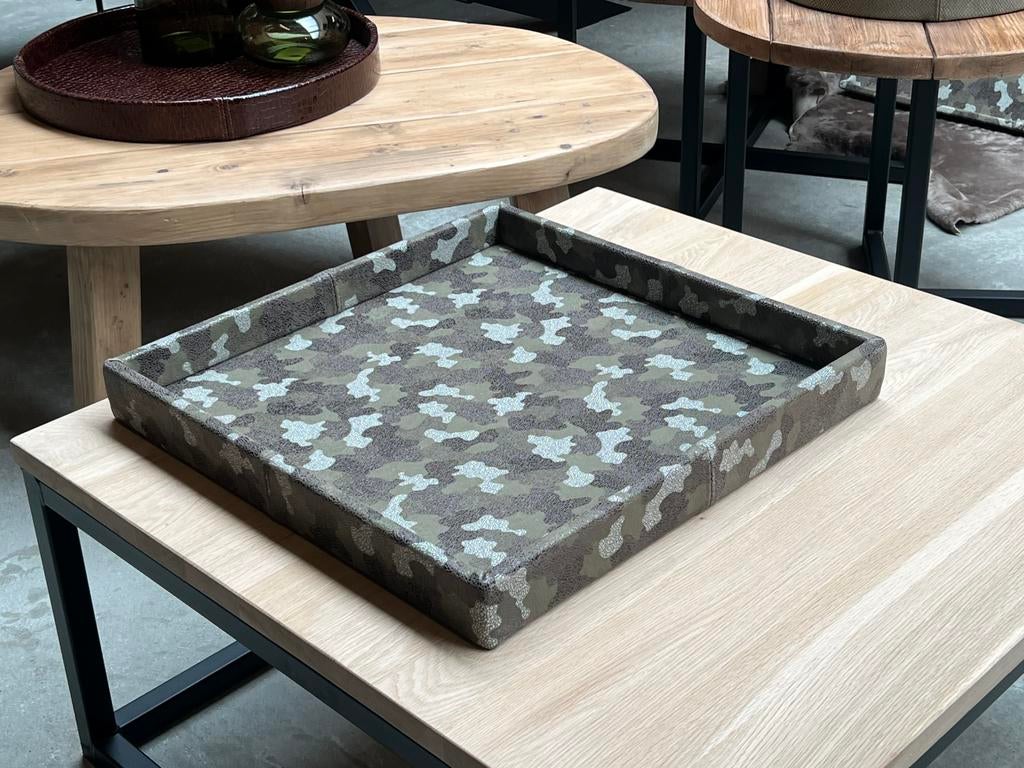 Die blad echt leer groen 50x50, Ophalen of Verzenden, Nieuw, Vierkant, Hout