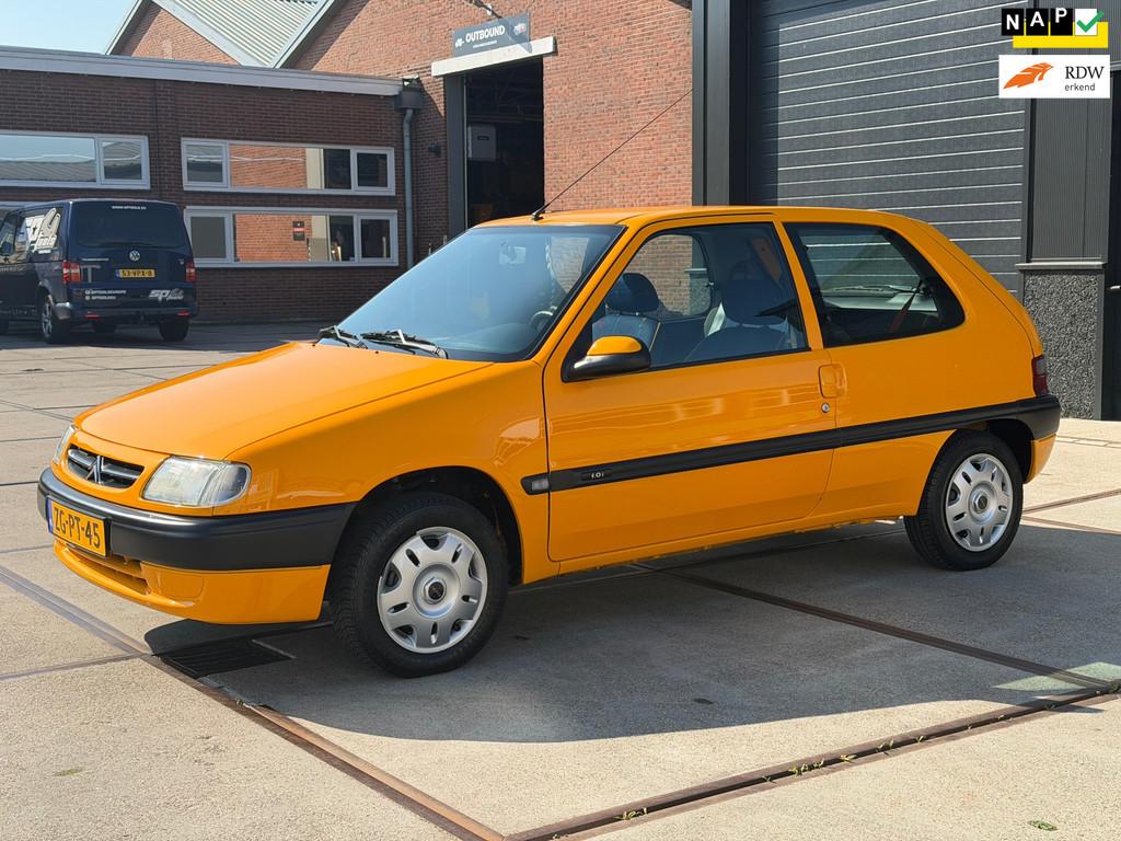 Citroen Saxo 1.0i 538 Eerste eigenaar NAP Unieke kleur, Auto's, Citroën, Stof, Gebruikt, Saxo, Origineel Nederlands