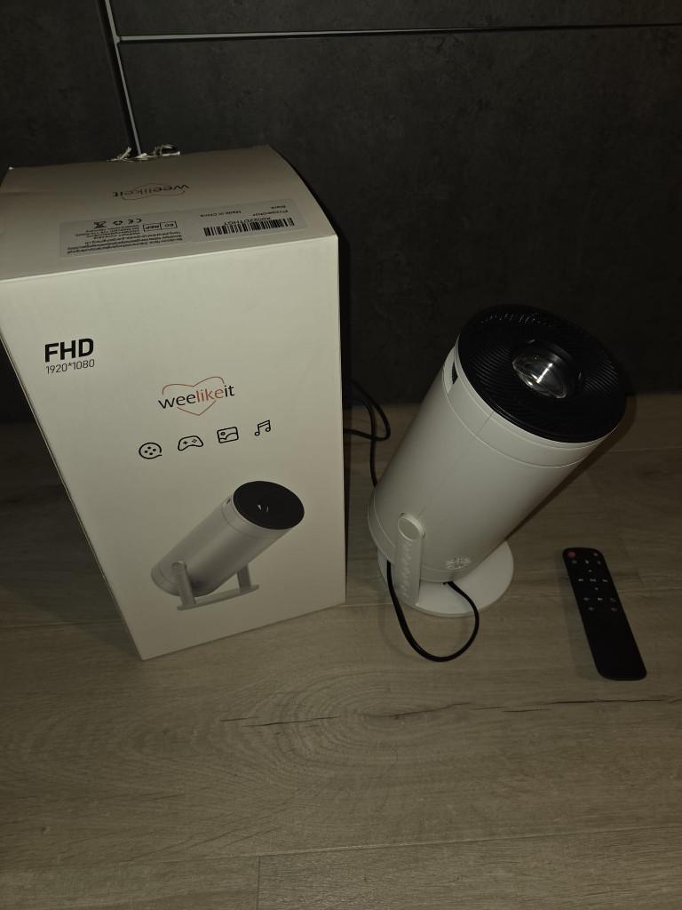 Mini beamer projector 1080p, Weelikeit, LED, Ophalen of Verzenden, Zo goed als nieuw
