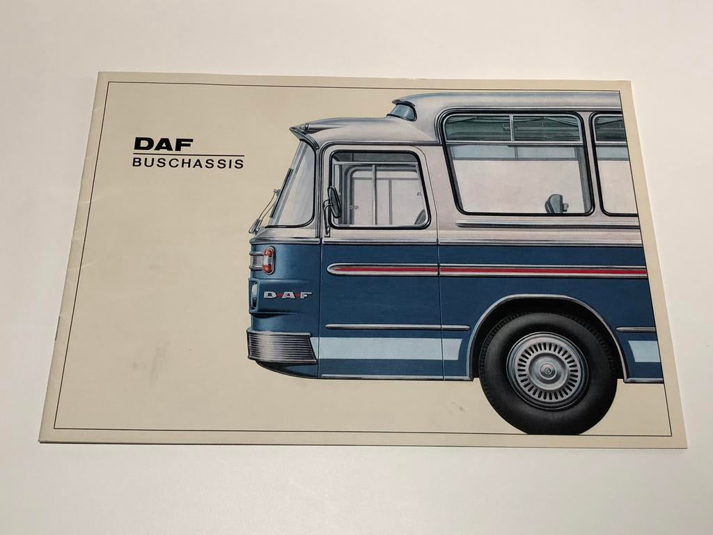 Folder DAF Bus chassis 1971, Ophalen of Verzenden, Zo goed als nieuw, Overige merken, DAF