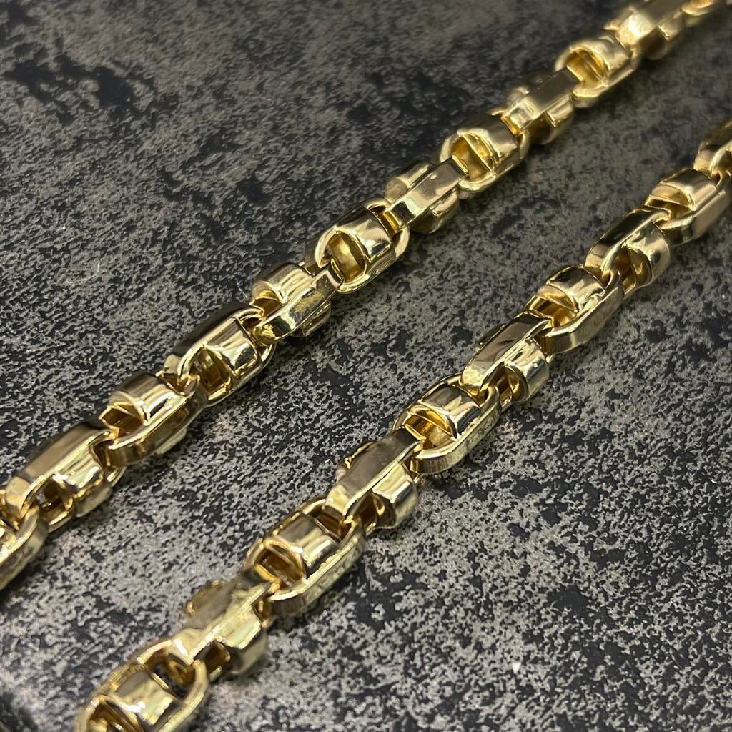 14k gouden ketting 36,58 gram goud, Ophalen of Verzenden, Zo goed als nieuw, Goud