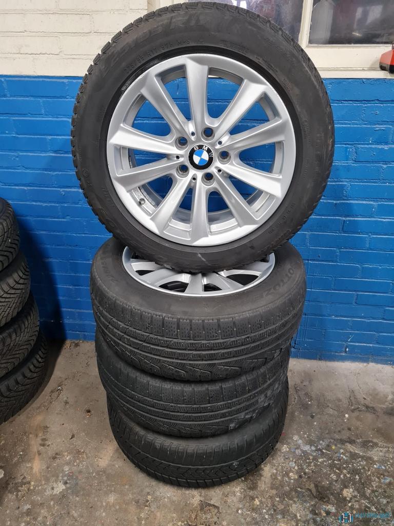 BMW 5 serie winterset 225 55 17 origineel runflat, Auto-onderdelen, Banden en Velgen, Banden en Velgen, Winterbanden, 17 inch