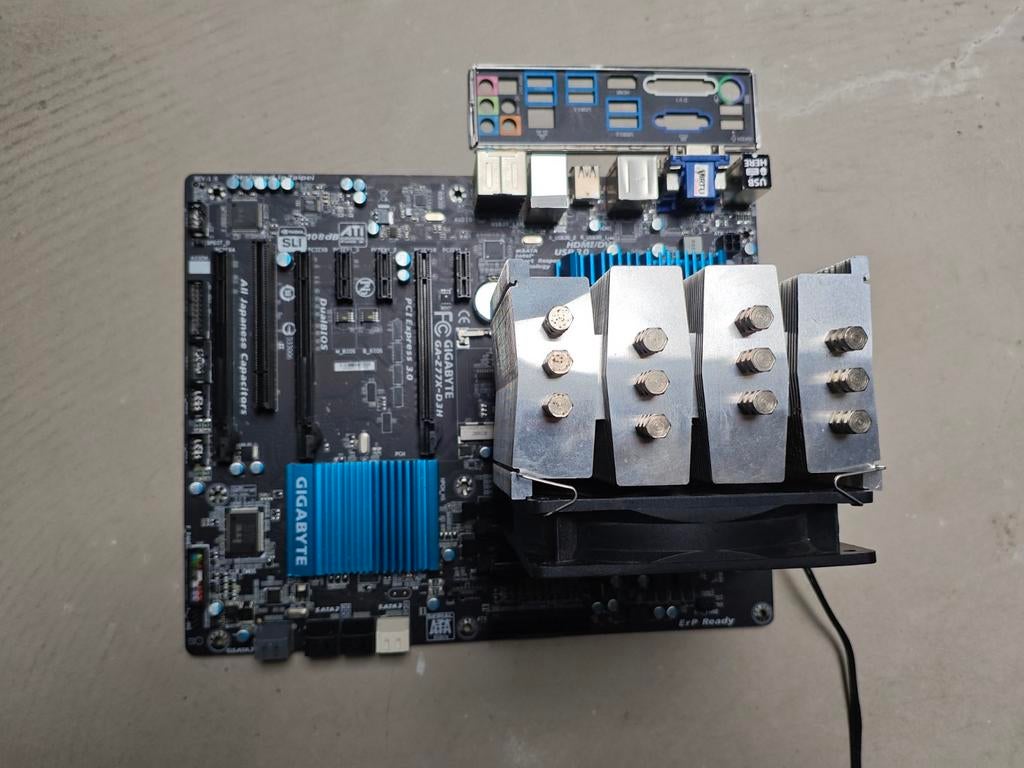 Intel i7-2600K met Gigabyte GA-Z77X-D3H moederbord, Ophalen of Verzenden, Gebruikt, DDR3