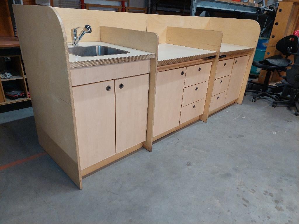 De Esdoorn duo commode / dubbele KDV commode HV, trap 2,72m, 70 cm of meer, 105 cm of meer, Ophalen of Verzenden, Voetruimte