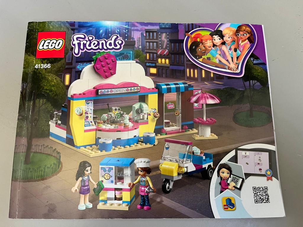 Lego Friends 41366 Olivia's cupcake cafe, Inclusief minifiguren, Gebruikt, Lego, Friends