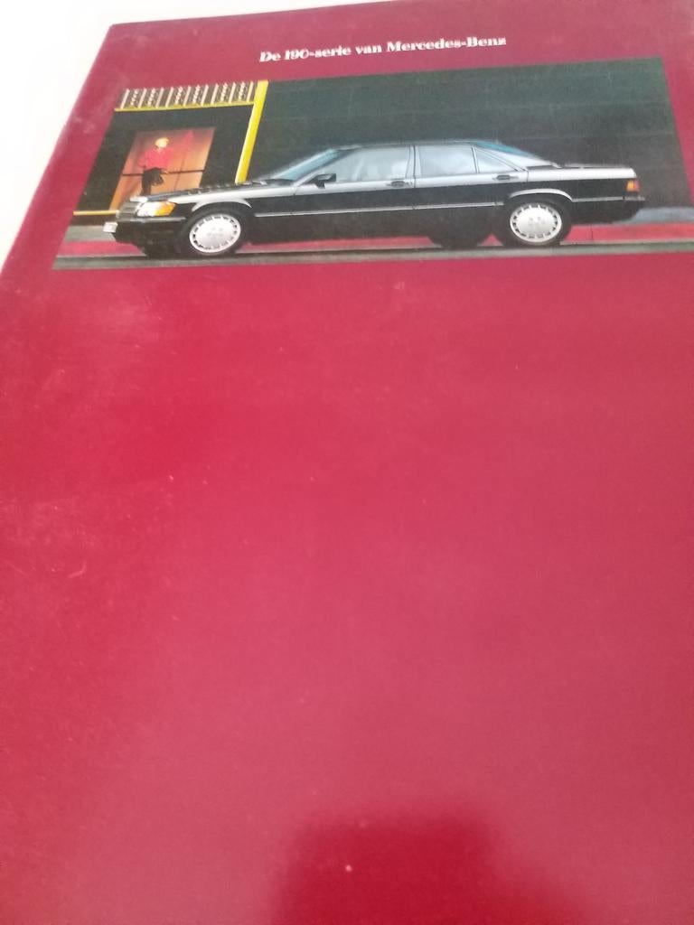 Uitgebreide Nederlandse brochure 1990 Mercedes 190E folder, Ophalen of Verzenden, Zo goed als nieuw, Mercedes