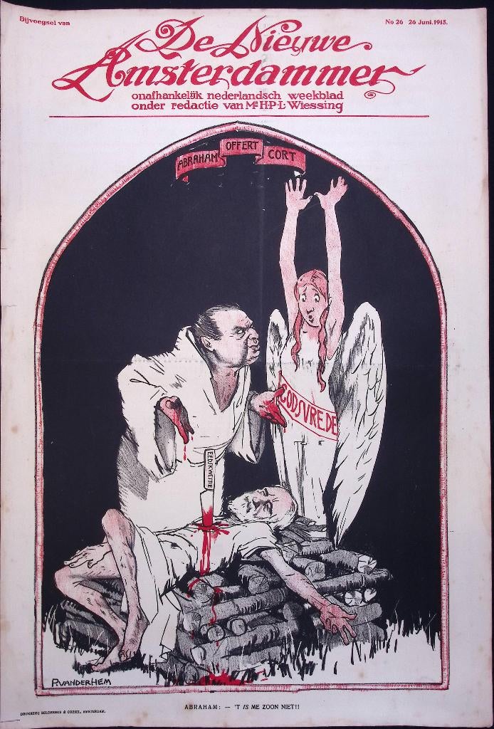 Minister Cort wordt gestoken met mes "eedskwestie" op spotpr, Antiek en Kunst, Kunst | Litho's en Zeefdrukken, Ophalen