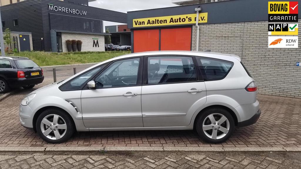 Ford S-Max 2.0-16V prijs is incl nieuwe apk, afleveringsbeur, Stof, Zwart, 1505 kg, Origineel Nederlands