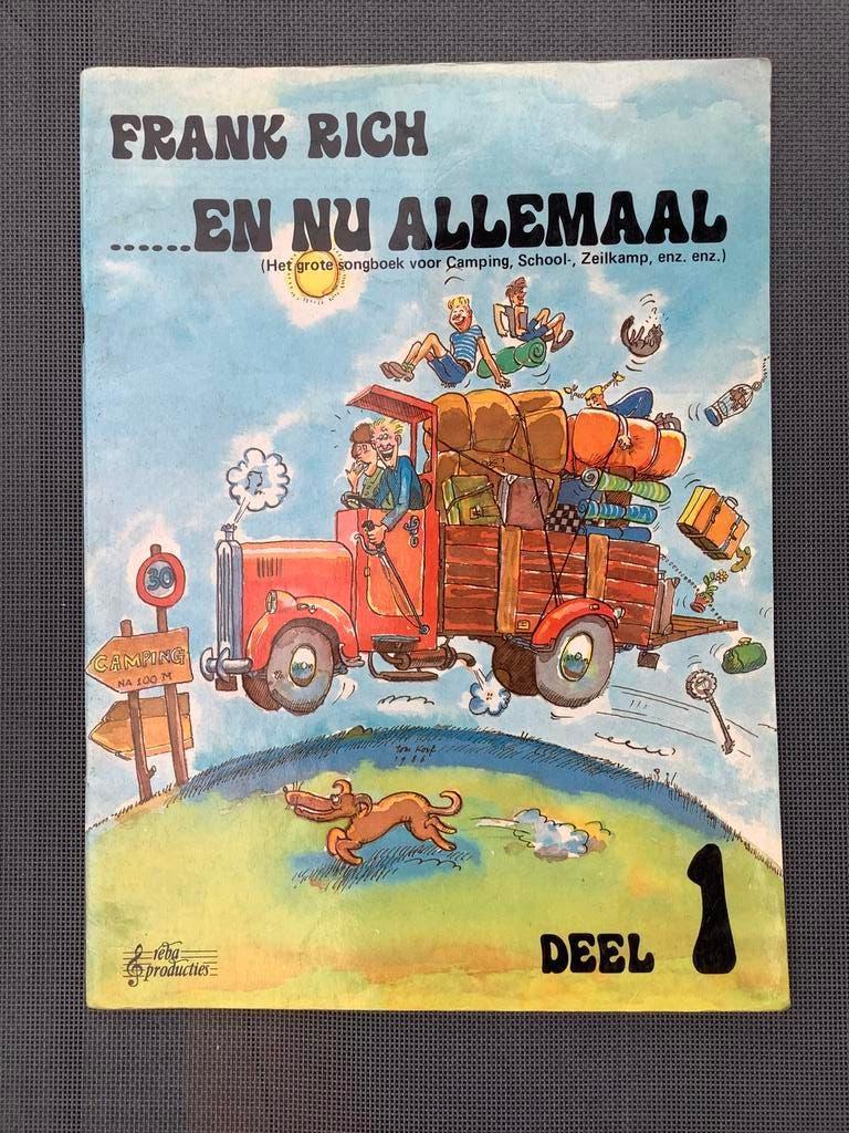 En nu allemaal - Deel 1 - Frank Rich - ruim 100 meezingers, Gebruikt, Gitaar, Ophalen of Verzenden, Artiest of Componist