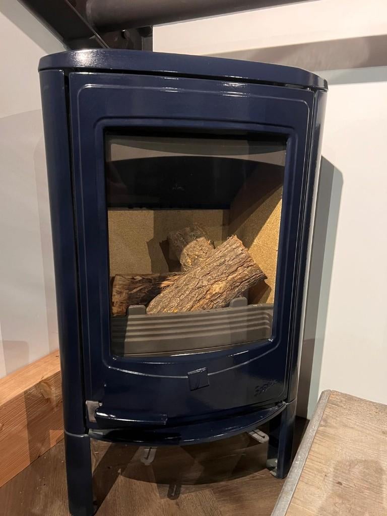 Olympia Luno Hout Kachel, Huis en Inrichting, Kachels, Ophalen, Vrijstaand, Hout, Nieuw