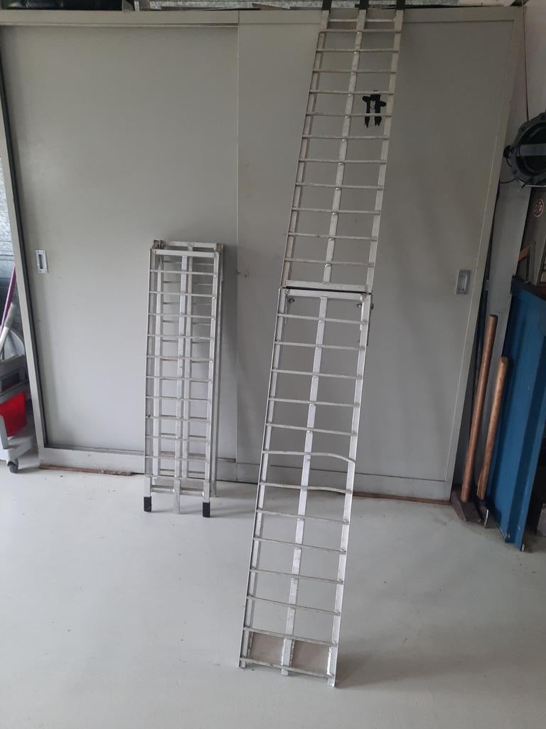 Aluminium oprijplaten 2x inklapbaar, Auto diversen, Ophalen