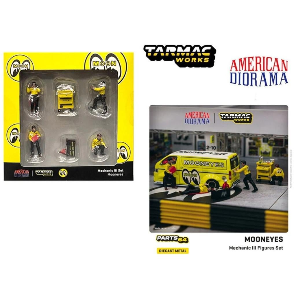 Poppetjes /figuurtjes van Tarmac 1/64 Mechanic III set Moon, Ophalen of Verzenden, Nieuw, Overige typen