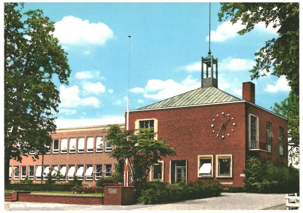 992281 Odoorn Exloo D Gemeentehuis Nette kaart onbeschreven, Ophalen of Verzenden, 1960 tot 1980, Ongelopen, Drenthe