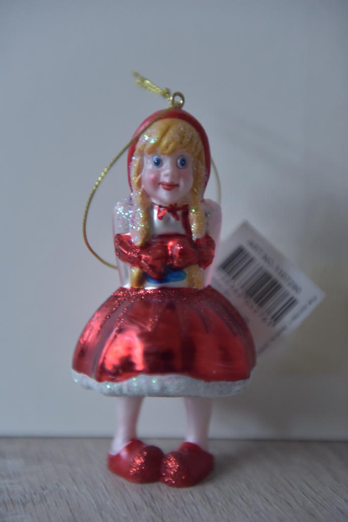 KERST ORNAMENT/ BAL EFTELING Roodkapje, Verzenden, Nieuw, Beeldje of Poppetje