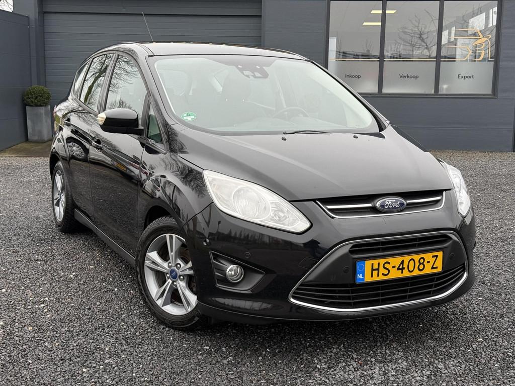 Ford C-Max 1.0 Edition 1e Eigenaar,Navi,Pdc V+A,Clima,Cruise, Voorwielaandrijving, Euro 5, Gebruikt, Zwart