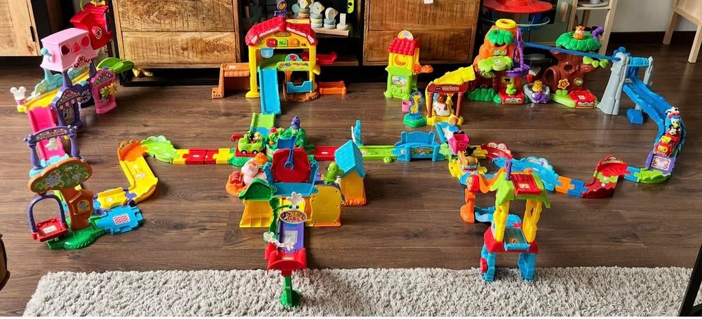 Zoef Zoef Dieren & ToetToet Auto's set + uitbreidingen, Ophalen, Zo goed als nieuw