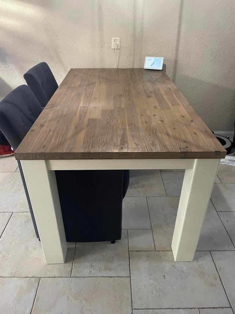 Erg mooie eettafel, Huis en Inrichting, Tafels | Eettafels, Ophalen, 50 tot 100 cm, Zo goed als nieuw, 150 tot 200 cm