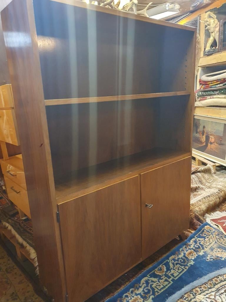 Vintage boekenkast., Huis en Inrichting, Kasten | Boekenkasten, Ophalen, Sixties, Teakhout, 50 tot 100 cm