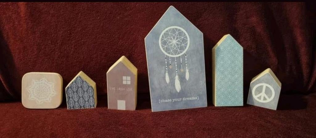 Houten huisjes
Van Dots, Ophalen of Verzenden, Zo goed als nieuw, Hout