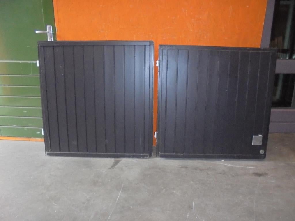 Boeren / 2 delige / duo buitendeuren, 98,5 x 198 (nr. GP136), Doe-het-zelf en Verbouw, Deuren en Horren, Ophalen, 80 tot 100 cm