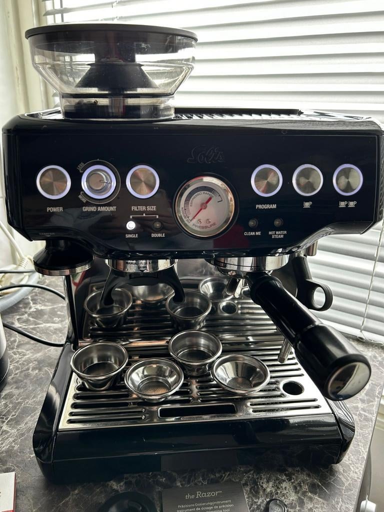 Solis espressomachine, Ophalen, Zo goed als nieuw, Espresso apparaat, Stoompijpje
