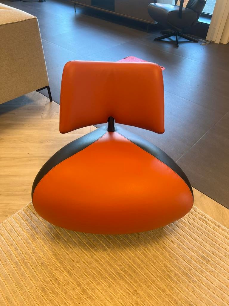 Leolux fauteuil Palonne Pa, Ophalen, Zo goed als nieuw, 75 tot 100 cm, 50 tot 75 cm