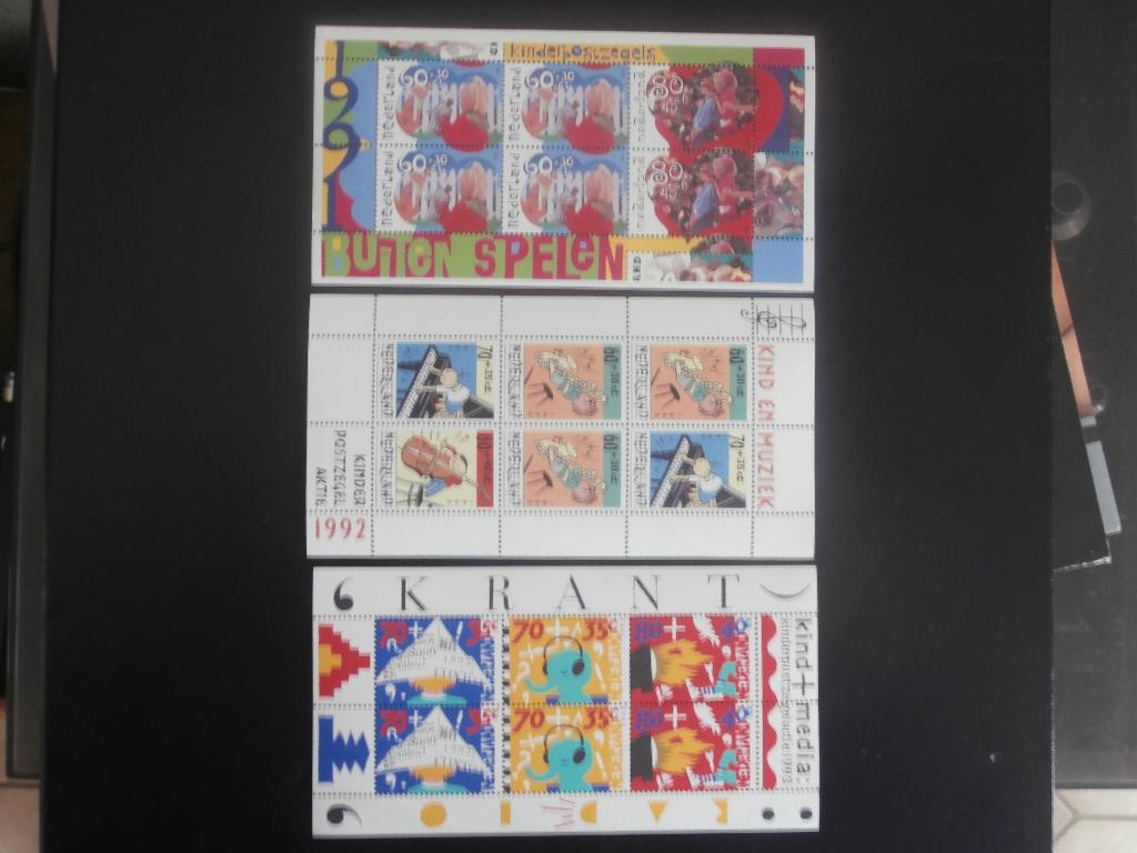 NL 1991-1993; VELLETJES KINDERZEGELS LEES, Verzenden, Na 1940, Postfris