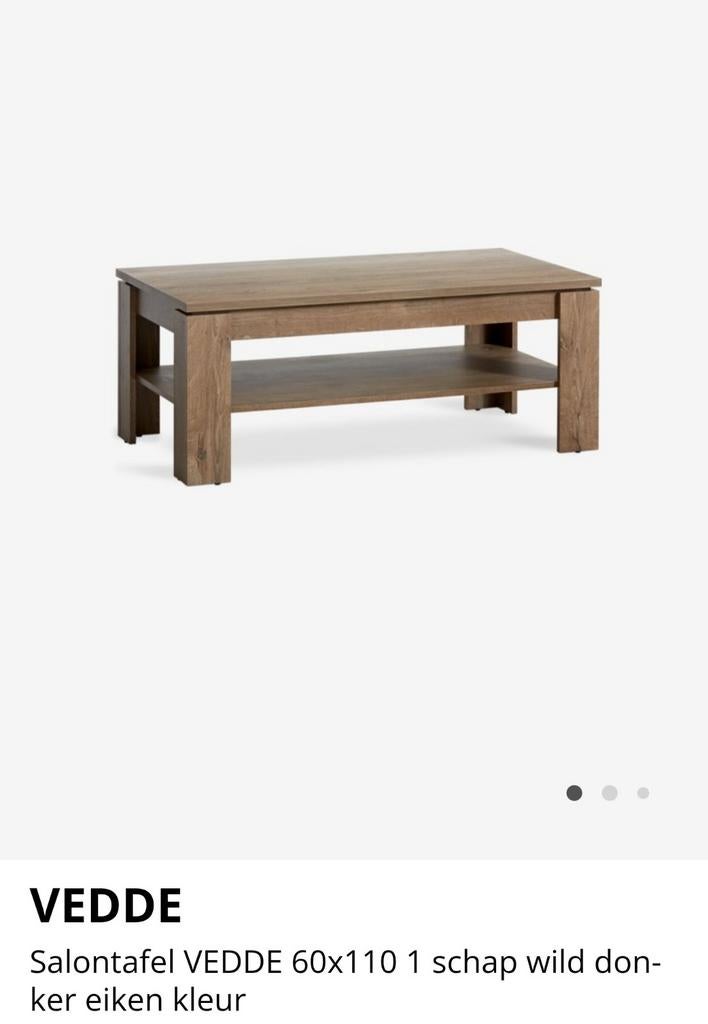 Salontafel Vedde van JYSK, Ophalen, Gebruikt, 50 tot 100 cm, Minder dan 50 cm