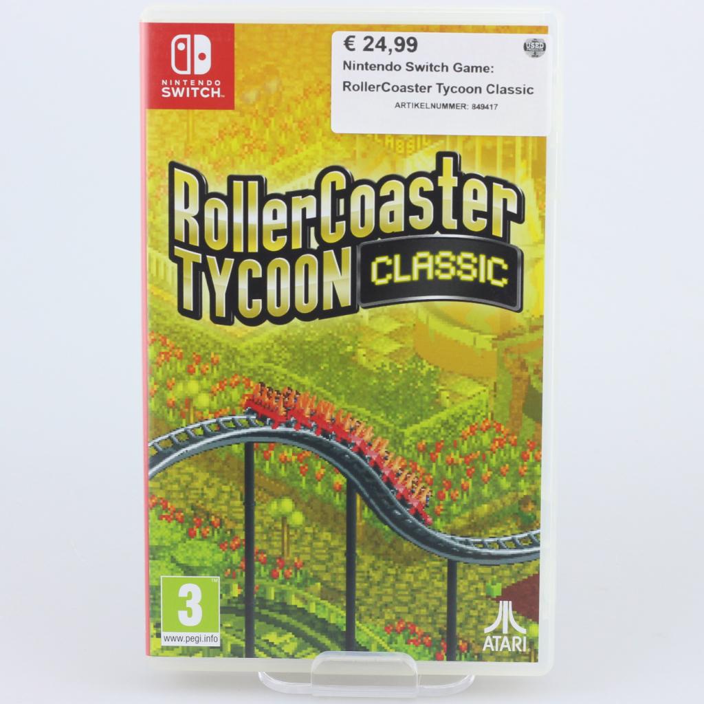 Nintendo Switch Game: RollerCoaster Tycoon Classic, Nintendo, Zo goed als nieuw, Support@nintendo.com, 11-1 Hokotate-cho, Kamitoba, Minami-ku
Kyoto 601-8501
Japan
