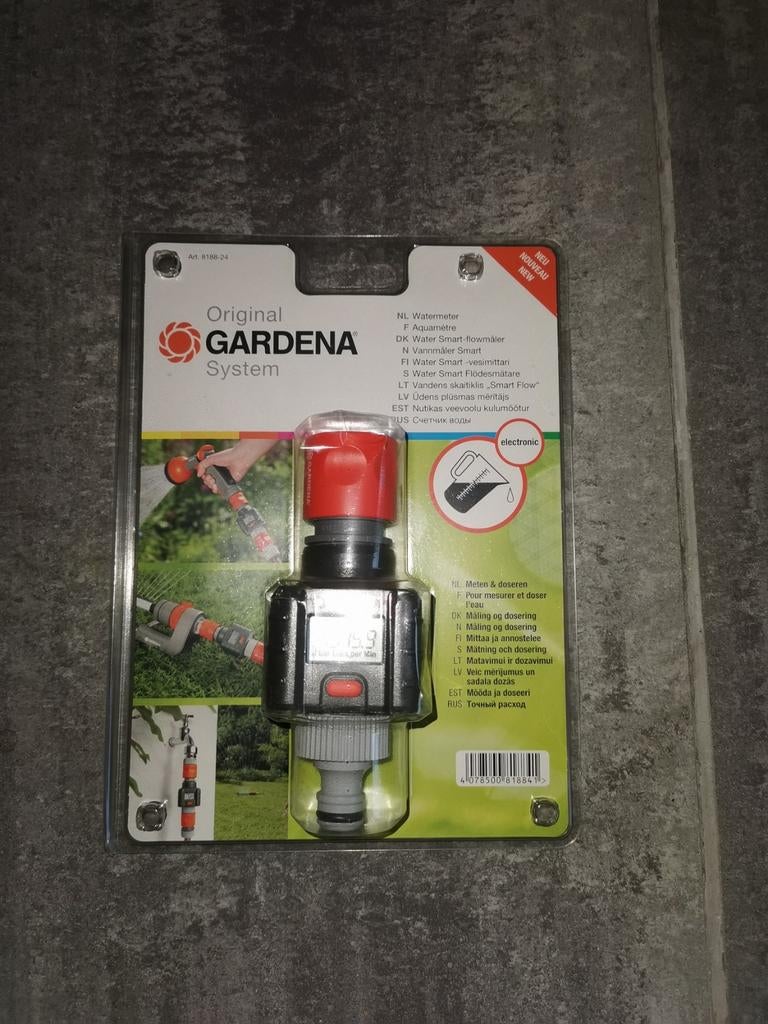 Gardena Watermeter, Tuin en Terras, Ophalen of Verzenden, Nieuw, Handmatig, Overige typen