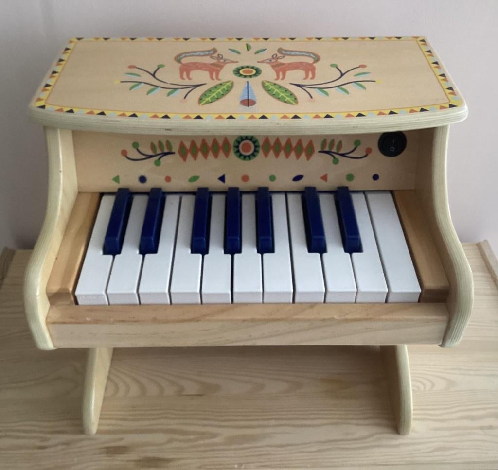 Djeco elektronische piano animambo, Kinderen en Baby's, Speelgoed | Overig, Ophalen of Verzenden, Zo goed als nieuw, Jongen of Meisje