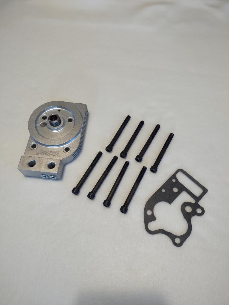 Harley Oliefilter Adapter, Chopper, Custombikes, Evo, Shovel, Petroleumhavenweg 26, Info@taco-motos.com, Nieuw, Ophalen of Verzenden