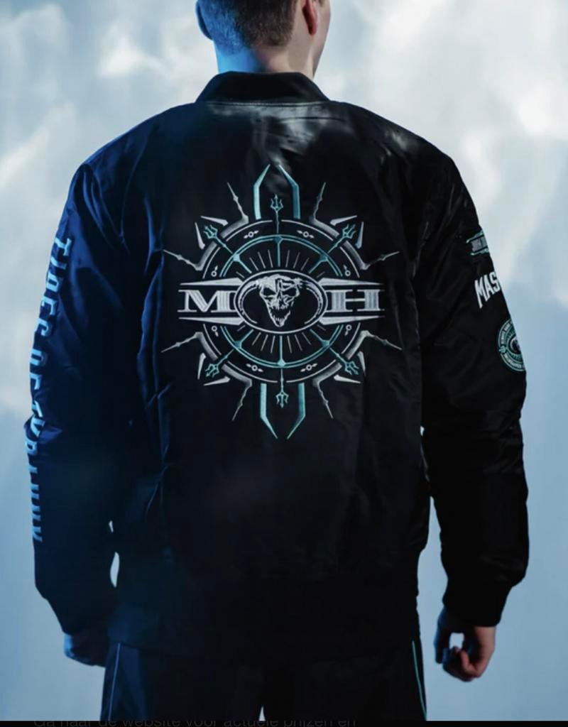 Gezocht: MoH Masters of Hardcore tides of tyranny bomberjack, Ophalen of Verzenden, Zo goed als nieuw, Maat 46 (S) of kleiner