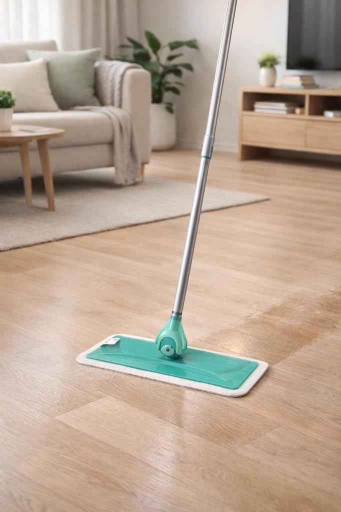 Partij mintgroene Aqua Laser clickball dweilsystemen