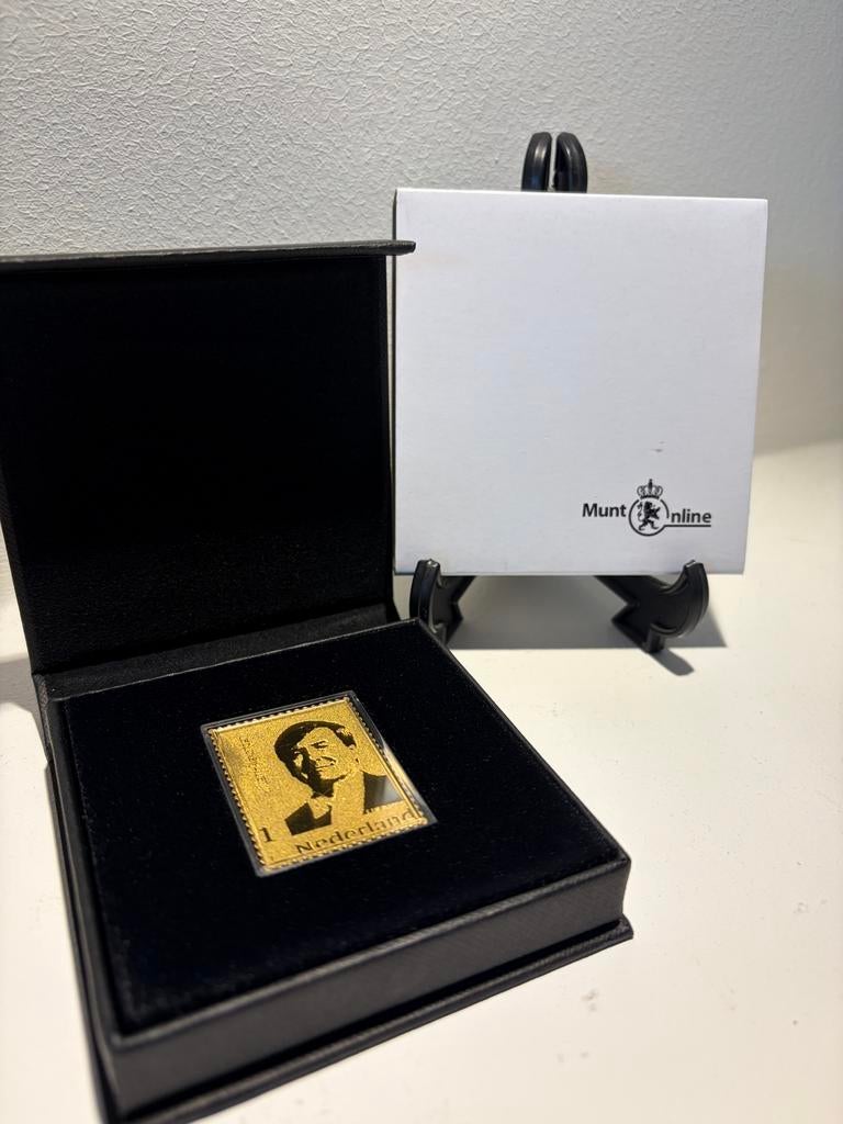Gouden Postzegel Willem-Alexander Munt Online, Verzenden, Na 1940, Postfris