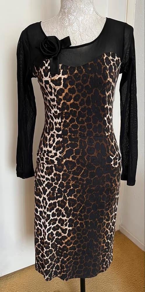 Juffrouw Jansen jurk maat 36/38, Kleding | Dames, Maat 38/40 (M), Zwart, Ophalen of Verzenden, Zo goed als nieuw