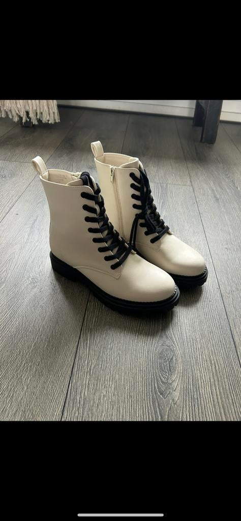 Enkellaarsjes, Kleding | Dames, Schoenen, Wit, Lage of Enkellaarzen, Nieuw, Ophalen of Verzenden