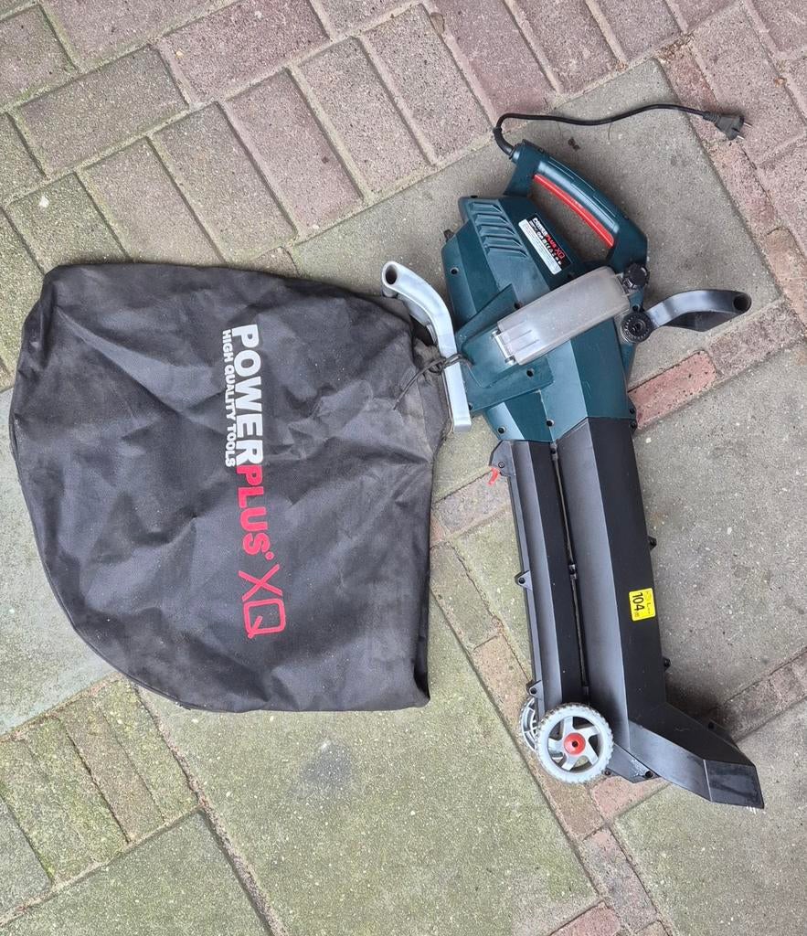 PowerPlus XQ Bladblazer en Zuiger met Opvangzak, Ophalen, Met opvangzak, PowerPlus XQ, Handgedragen