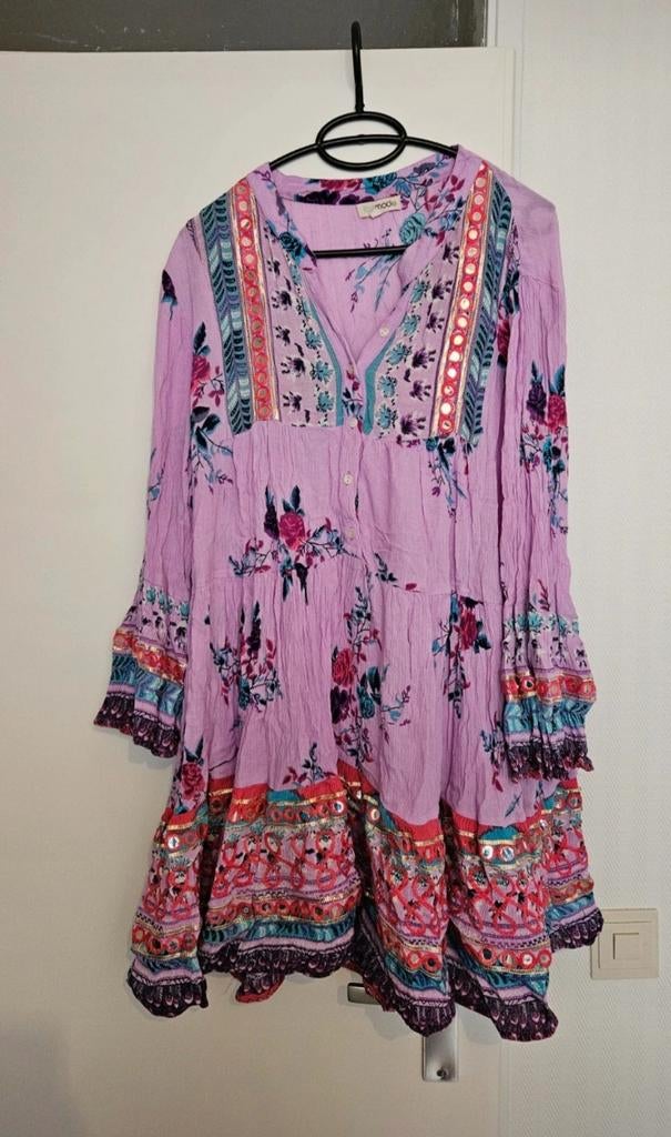 Ibiza jurk, Kleding | Dames, Jurken, Maat 38/40 (M), Ibzmdoe, Paars, Ophalen of Verzenden